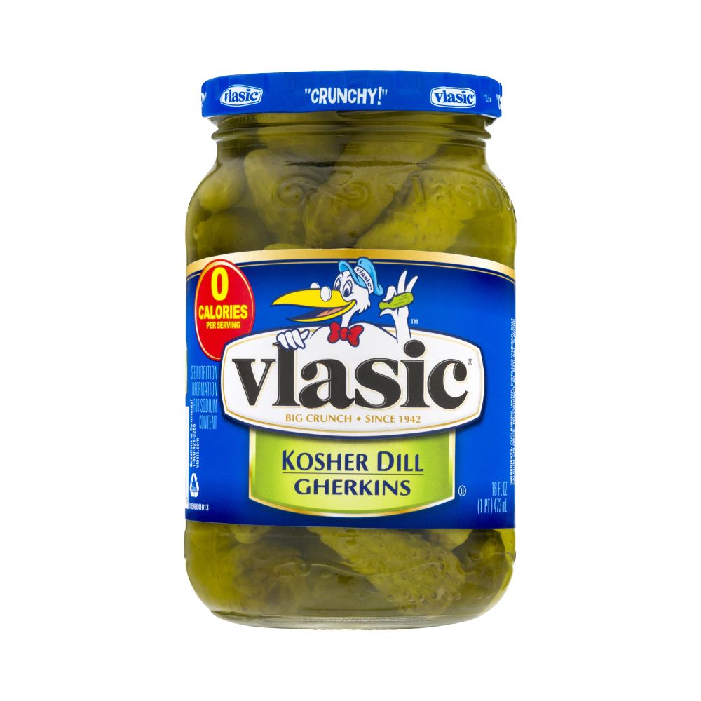 PEPINILLOS KOSHER DILL GHERKINS 16 OZ VLASIC