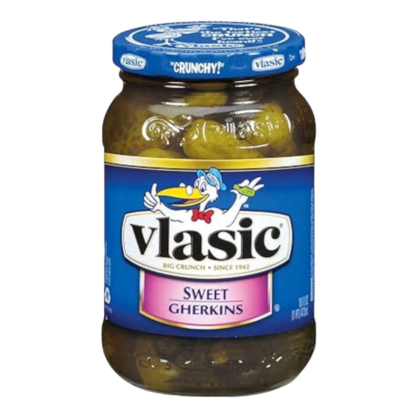 PEPINILLOS SWEET GHERKINS 16 OZ VLASIC