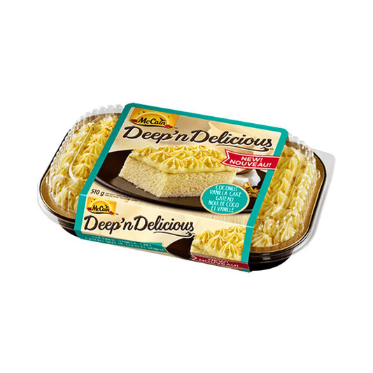 DEEP'N DELICIOUS COCO VANILLA CAKE  510 GR MC CAIN