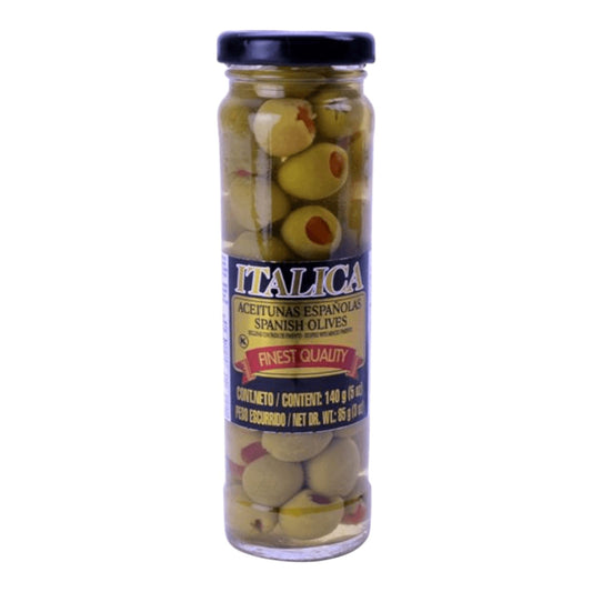 ACEITUNAS MANZ/STUFFED 3 OZ ITALICA