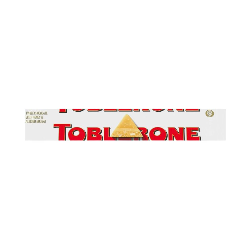 WHITE CHOCOLATE BAR 100 GR TOBLERONE