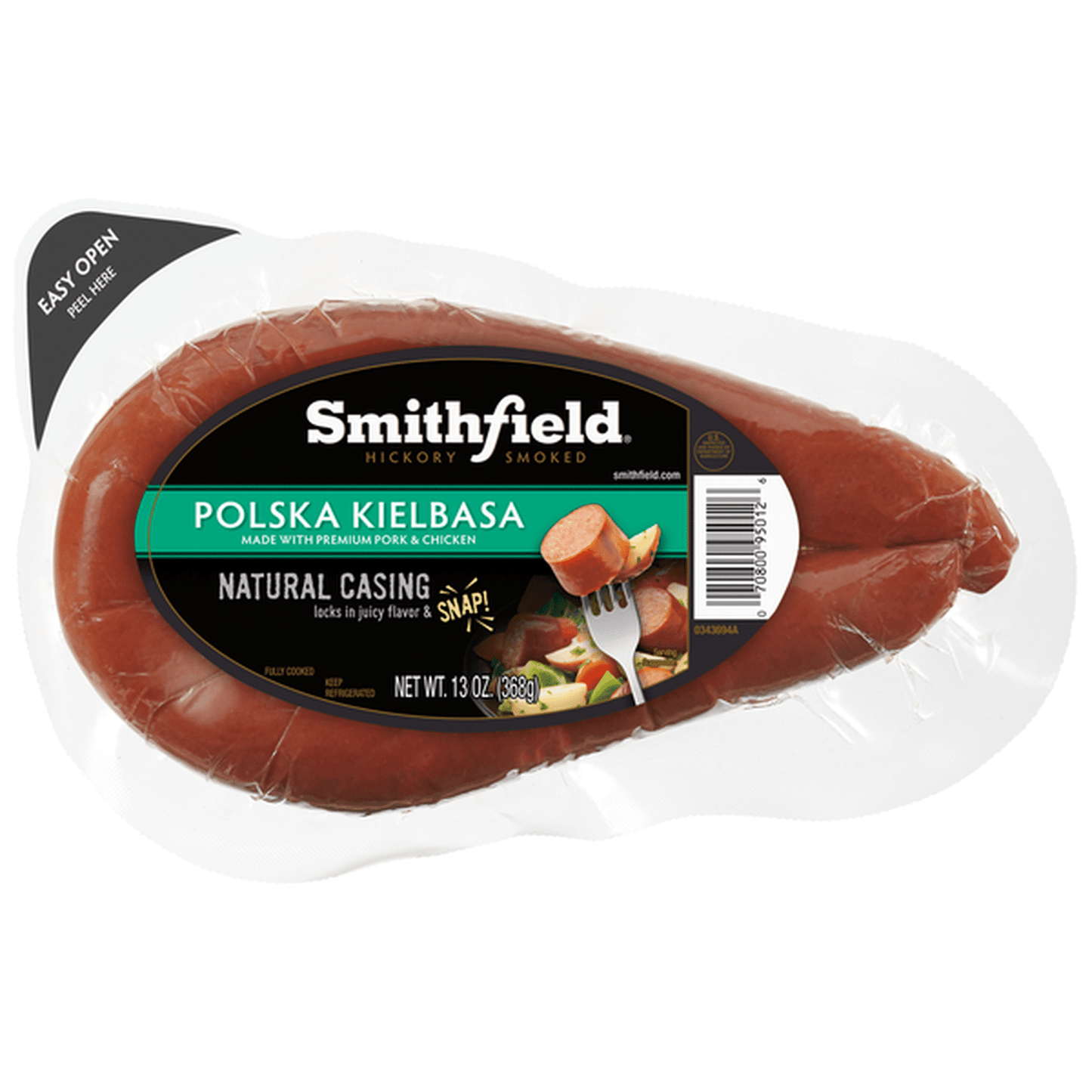 POLSKA KIELBASA PORK TURKEY SAUSAGE 13 OZ SMITHFIELD