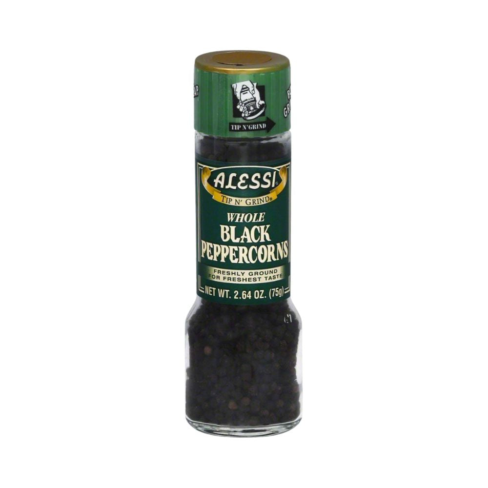 PIMIENTA NEGRA EN GRANOS 2.6 OZ ALESSI