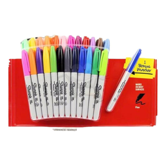 MARCADORES PUNTA FINA COLORES 24+1PK SHARPIE