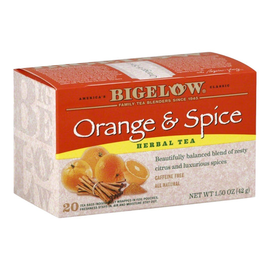 TE HERBAL ORANGE SPICE 20 UN 42 GR BIGELOW