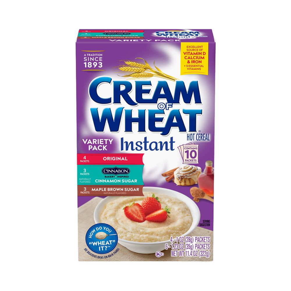 CEREAL CINNAMON/SUGGAR INSTANTANEO 11.4 OZ CREAM OF WHEAT