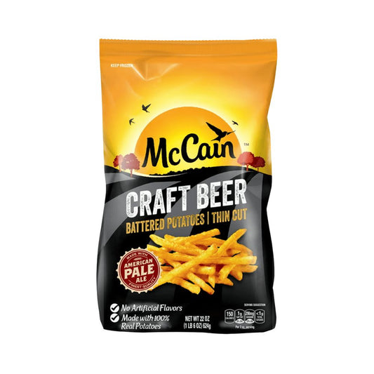 PAPAS BATTERED CRAFT BEER THIN CUT  OZ MC CAIN