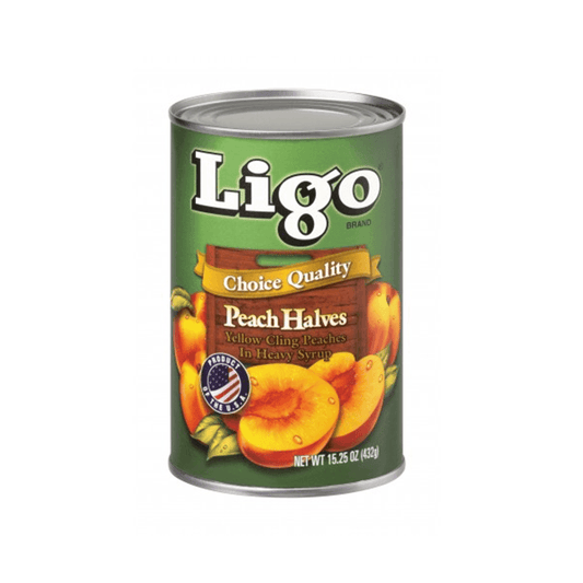 DURAZNOS MITADES LIGO 15.25 OZ LIGO