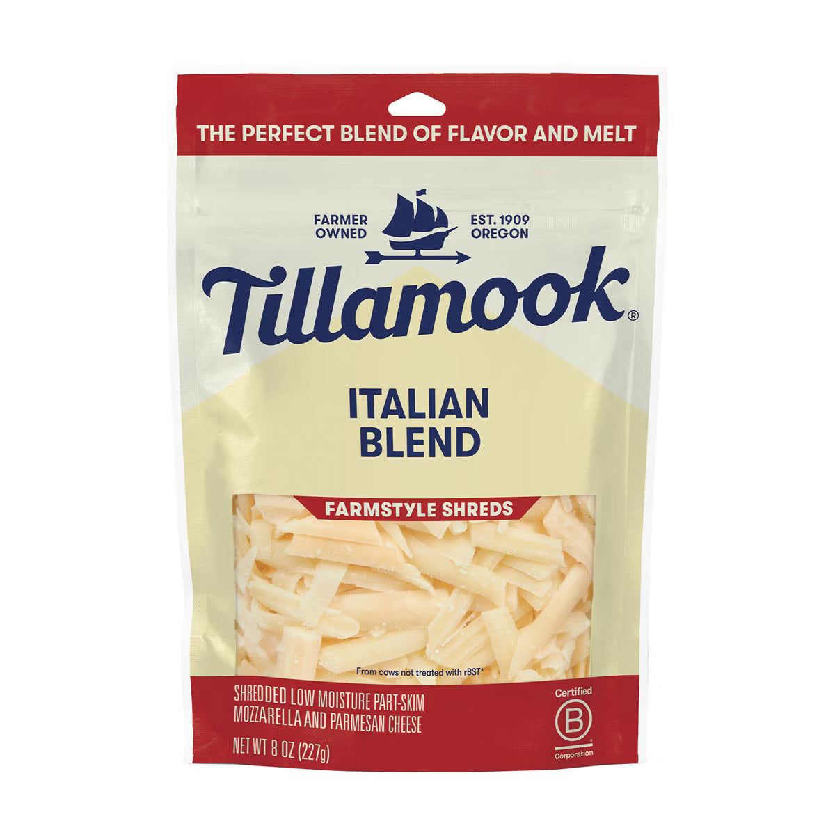 QUESO RALLADO ITALIAN BLEND 8 OZ TILLAMOOK