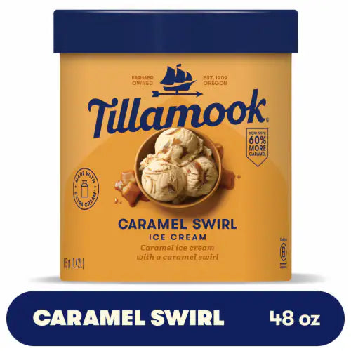 HELADO CARAMEL SWIRL 1.42L TILLAMOOK