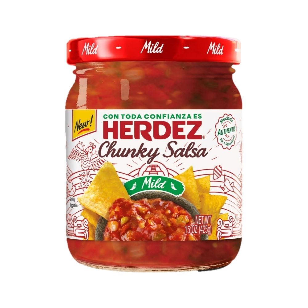 CHUNKY SALSA MILD 15 OZ HERDEZ