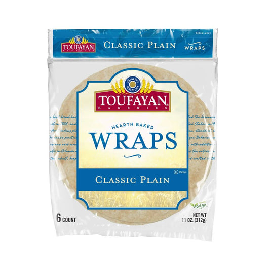 WRAPS CLASSIC PLAIN 6 UN 11 OZ TOUFAYAN
