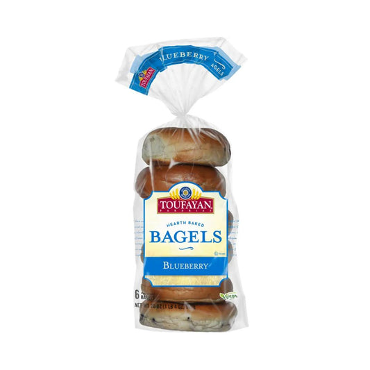 BAGELS BLUEBERRY 6 UN 20 OZ TOUFAYAN