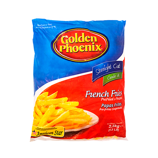PAPAS PREFRITAS 2.5 KG GOLDEN PHOENIX