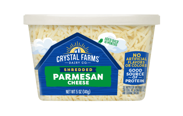 SHREDDED PARMESAN CHEESE 5 OZ - CRYSTAL FARMS