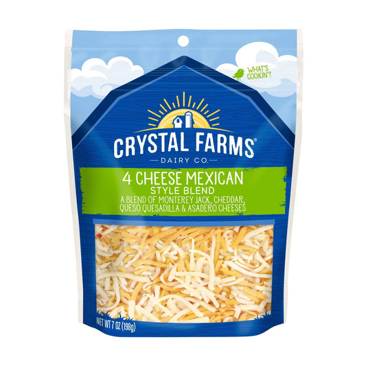 4 CHEESE MEXICAN STYLE 7 OZ CRYSTAL FARMS