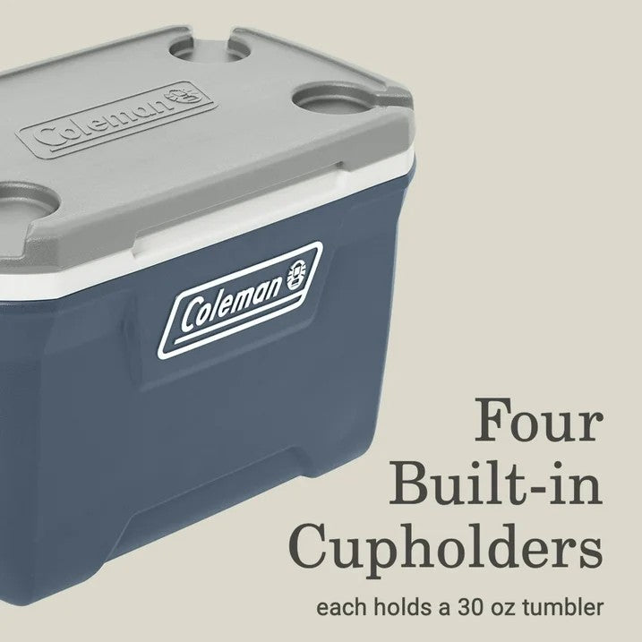 CHEST COOLER CLASSIC LAKESIDE BLUE 52QT COLEMAN