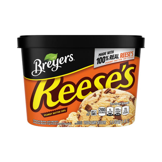 HELADO REESE'S PEANUT BUTTER CUPS 48 OZ BREYERS