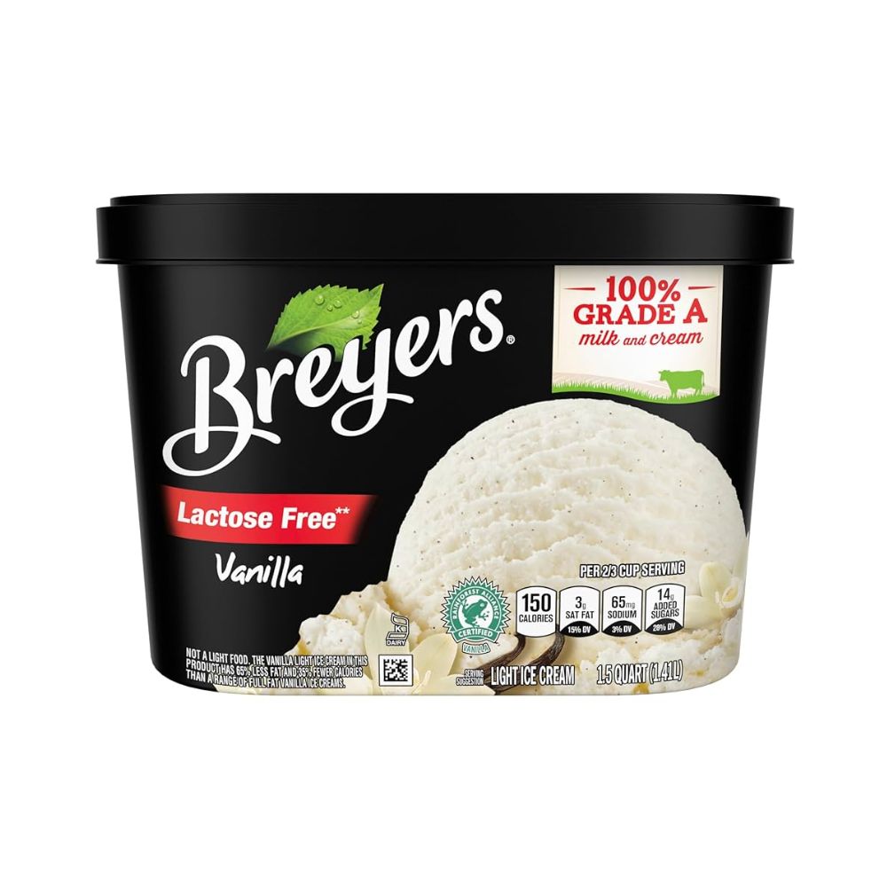 HELADO LACTOSE FREE VANILLA 48 OZ BREYERS