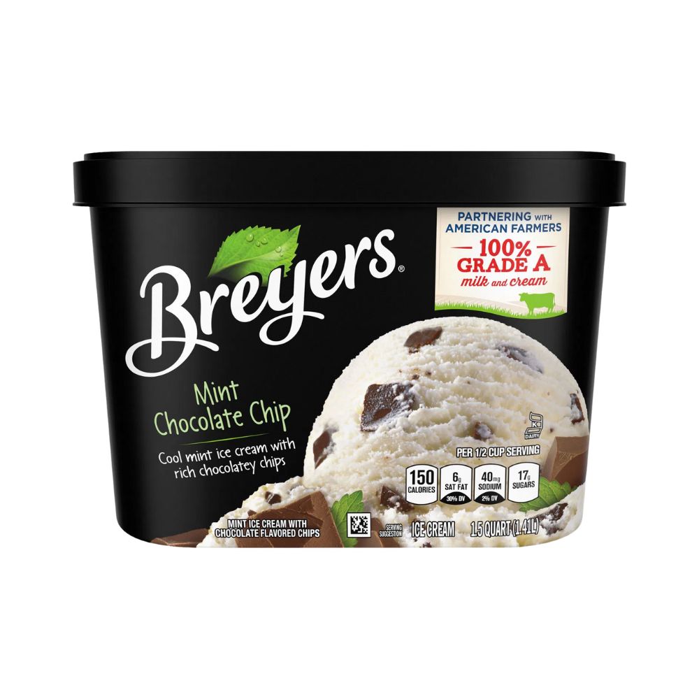 HELADO MINT CHOCOLATE CHIP 48 OZ BREYERS