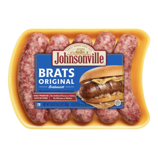 SALCHICHA ORIGINAL BRATWURST 19 OZ JOHNSONVILLE