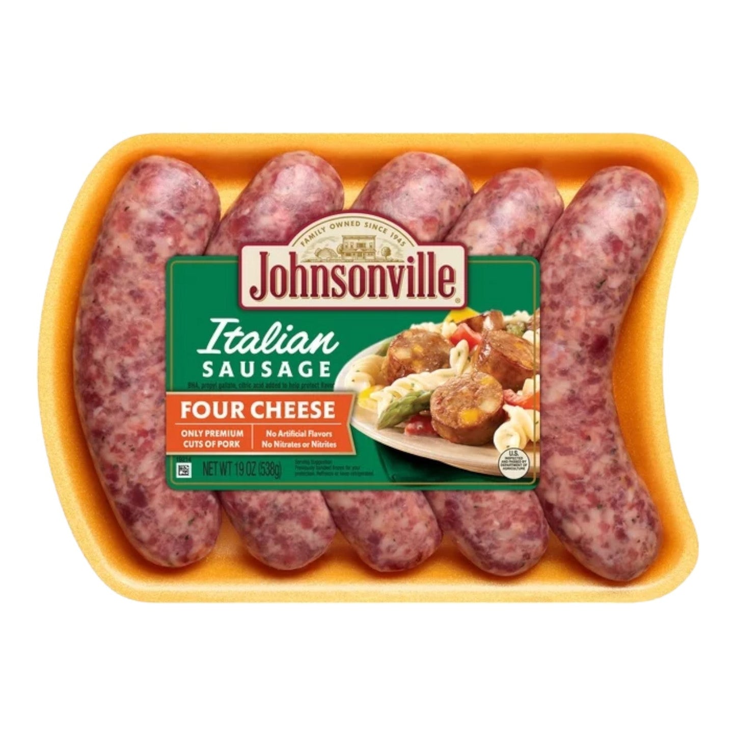 ITALIAN SAUSAGE FOUR CHEESE 560 GR JOHNSONVILLE