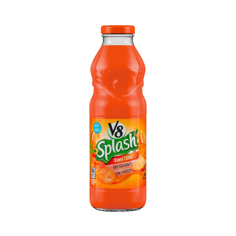 SPLASH ORANG/CARROT 473 ML V8