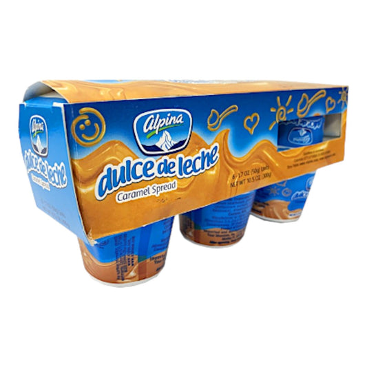 DULCE DE LECHE SIX PACK 50 G. ALPINA