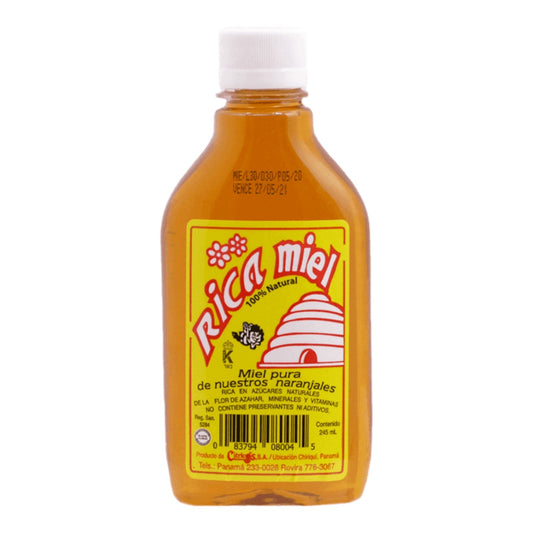 MIEL DE ABEJAS 8 OZ RICA MIEL