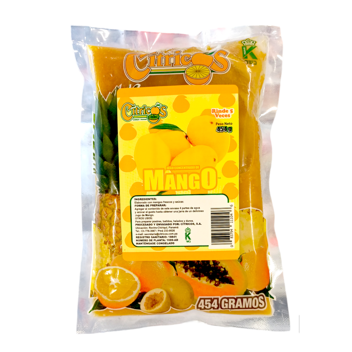 CONCENTRADO DE MANGO 454 GR CITRICOS