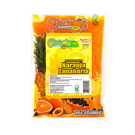 CONCENTRADO NARANJA/ZANAHORIA 456 GR CITRICOS