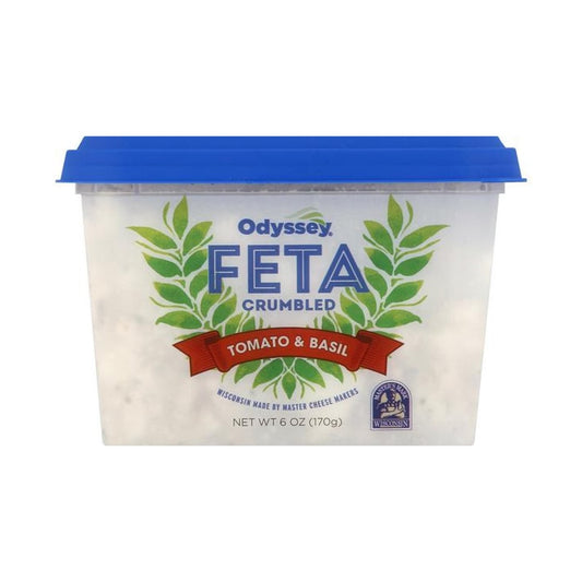 FETA CRUMBLED TOMATO & BASIL 6 OZ ODYSSEY