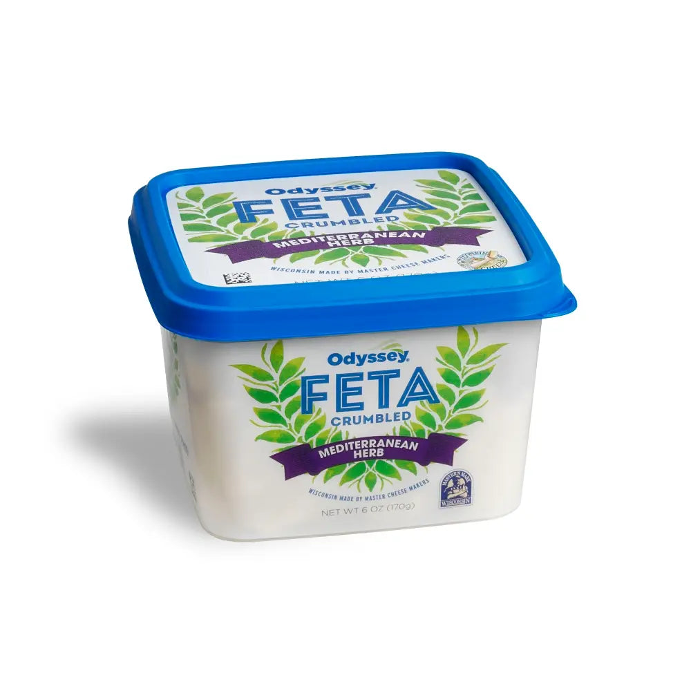 FETA CRUMBLED MEDITERRANEAN HERB 6 OZ ODYSSEY