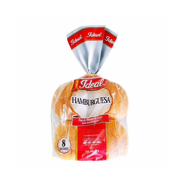PAN HAMBURGUESA REGULAR 10 OZ IDEAL