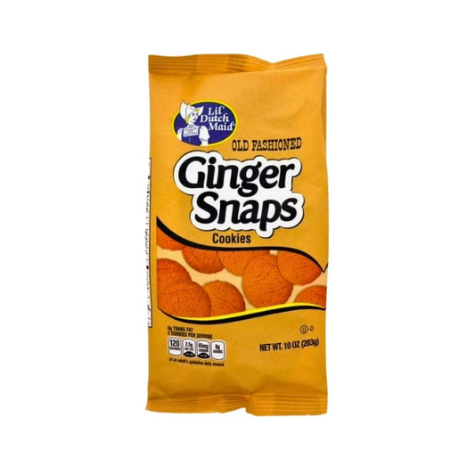 GINGER SNAPS COOKIES LIL DUTCH MAID 10 OZ LIL'DUTCH MAID