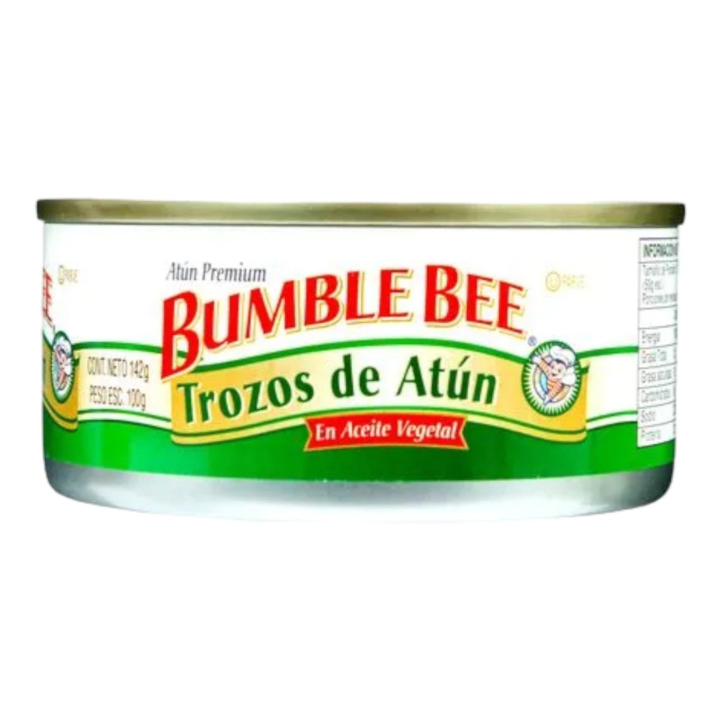 TUNA TROZOS EN ACEITE 142 GR BUMBLE BEE