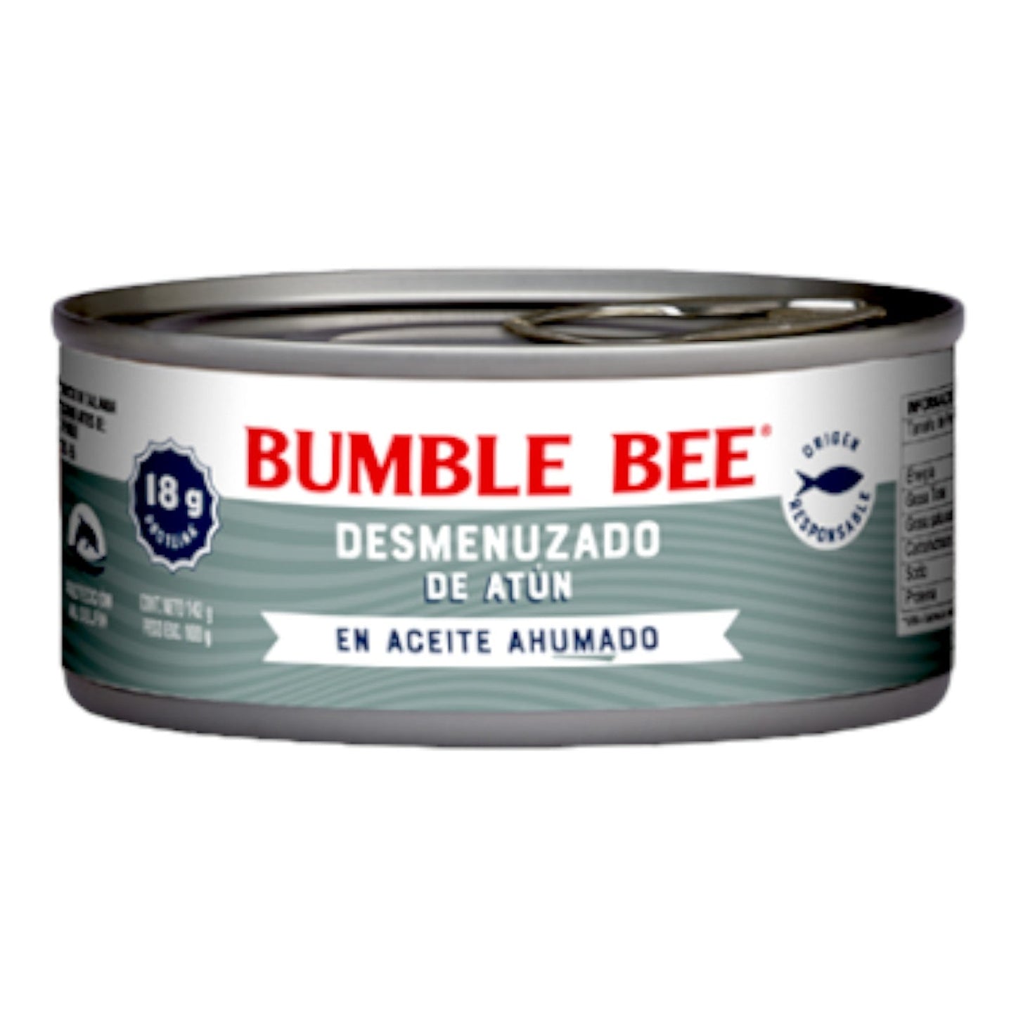 DESMENUZADO DE ATUN EN ACEITE AHUMADO 142 GR BUMBLE BEE