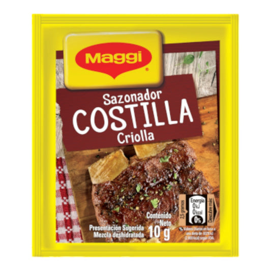 SAZONADOR COSTILLA CRIOLLA 4 UN 10 GR C/U MAGGI