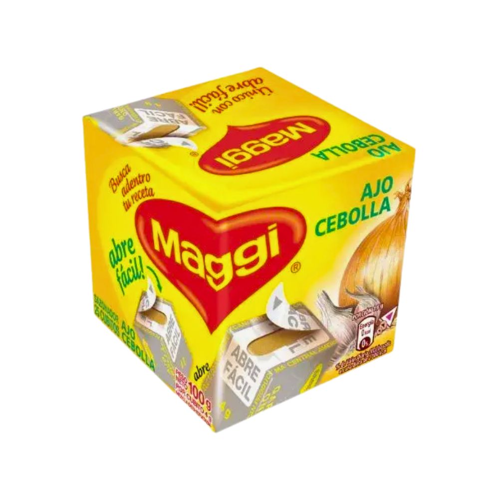 CUBITO MAGGI SABOR OJO CEBOLLA 25 UNI 100 GR  MAGGI