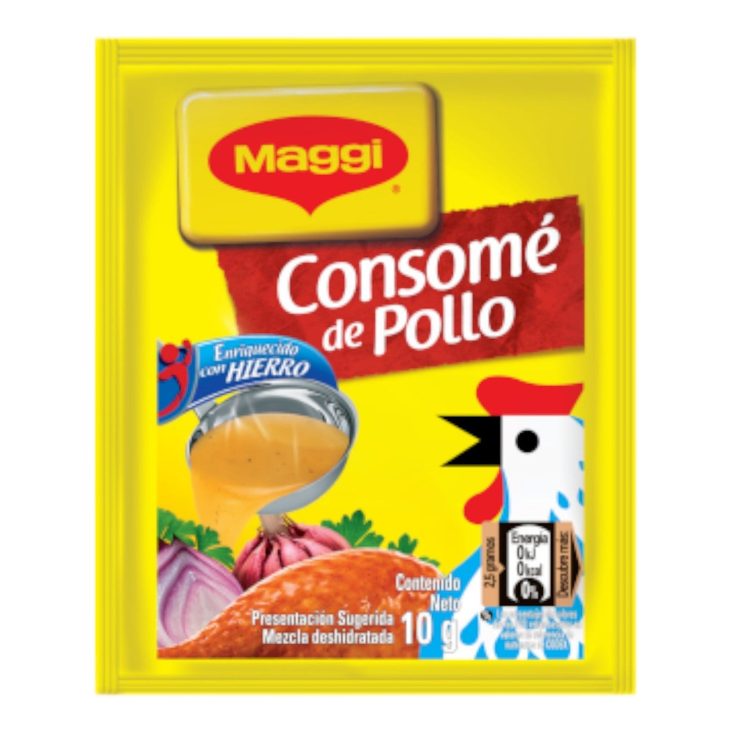 CONSOME POLLO 4 UN 010 GR C/U MAGGI