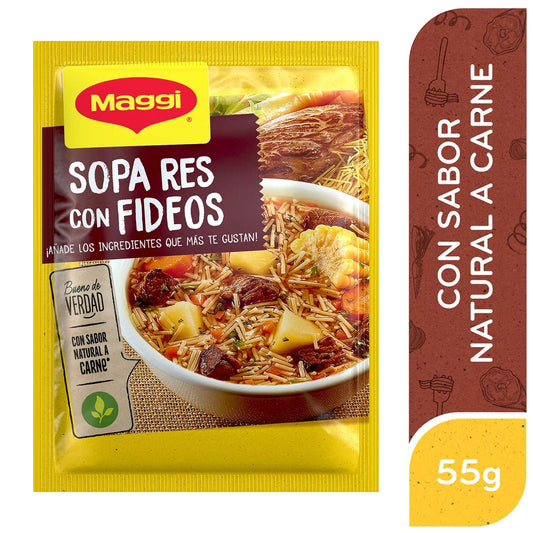 SOPA DE RES CON FIDEOS 55 GR MAGGI