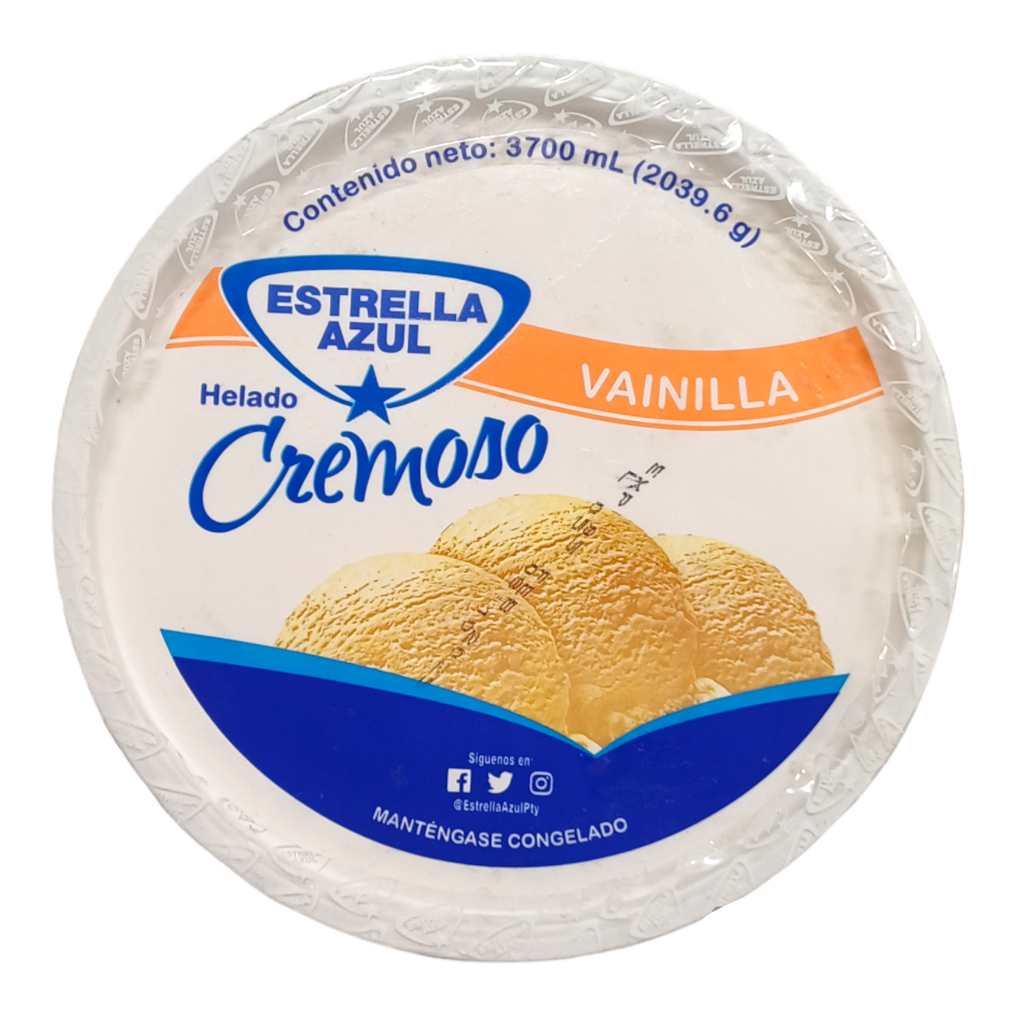 HELADO DE VAINILLA 3700 ML ESTRELLA AZUL