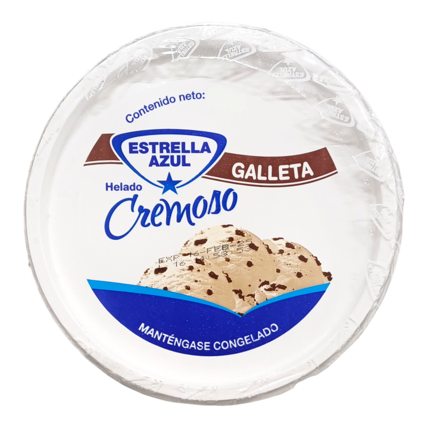 HELADO DE GALLETA 1700 ML ESTRELLA AZUL