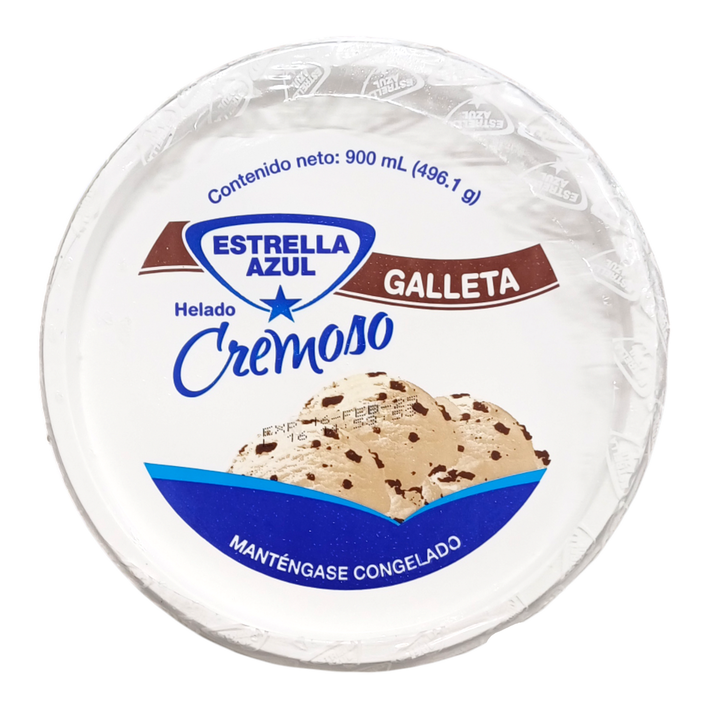 HELADO DE GALLETA 900 ML ESTRELLA AZUL