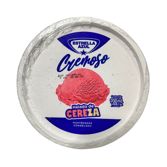 HELADO DE CEREZA 900 ML ESTRELLA AZUL