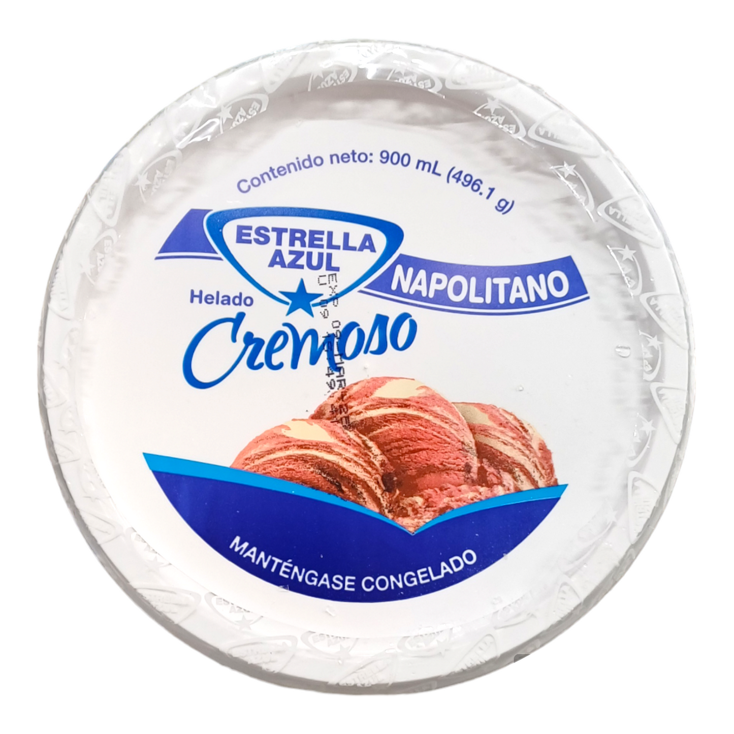 HELADO DE NAPOLITANO 900 ML ESTRELLA AZUL