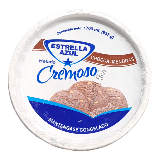 HELADO DE CHOCOALMENDRA 1700 ML ESTRELLA AZUL