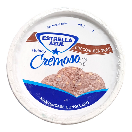 HELADO DE CHOCOALMENDRA 900 ML ESTRELLA AZUL