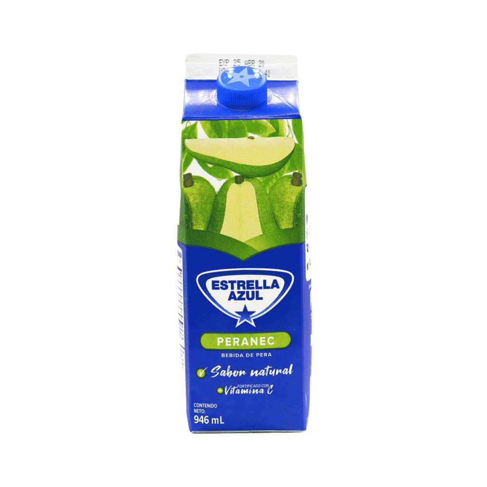 BEBIDA PERA-NECTAR PINTA CTN. 16oz ESTRELLA AZUL