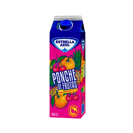 BEBIDA PONCHE DE FRUTAS 946ML ESTRELLA AZUL
